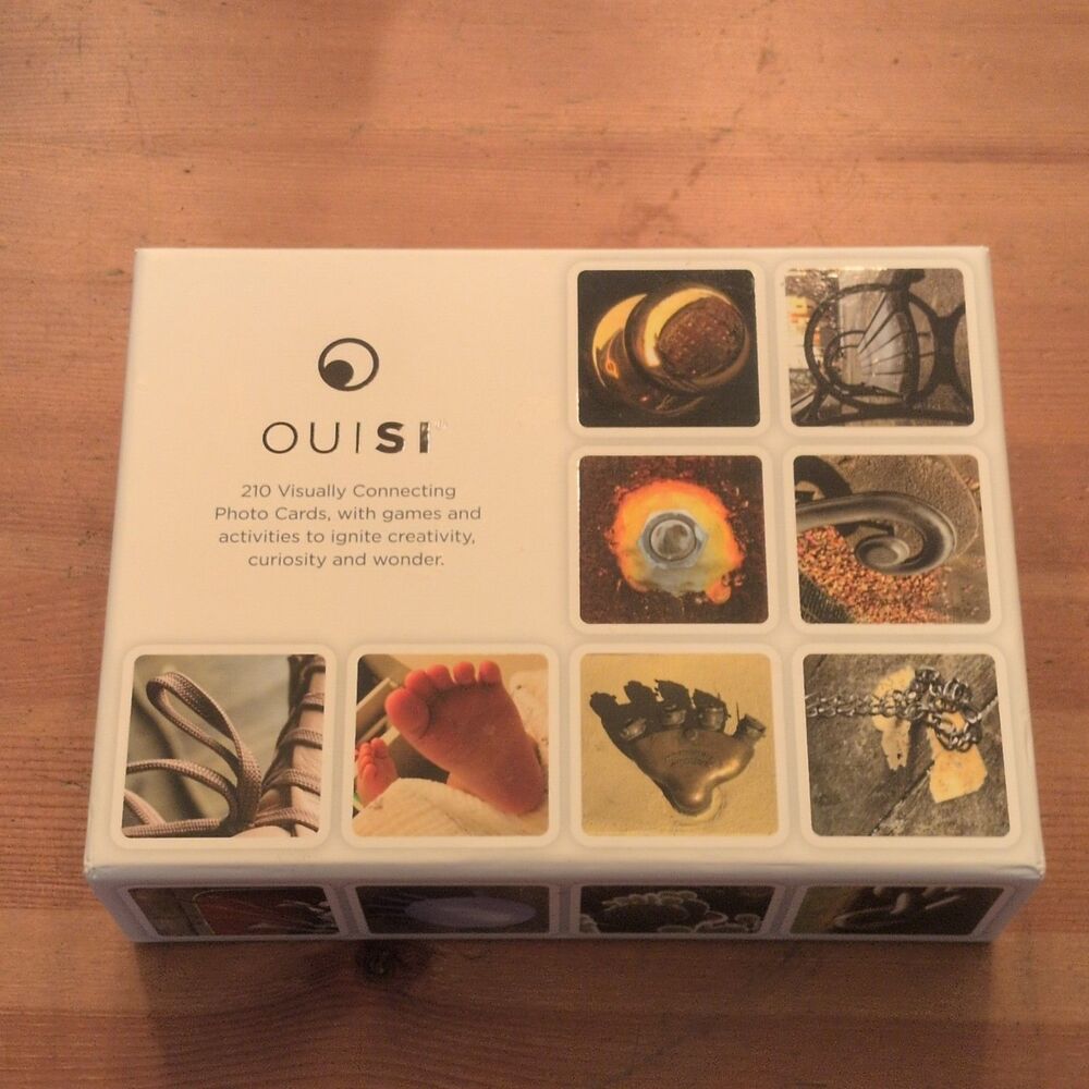 OuiSi Visually Connecting Photo Cards Family Game Ages 4+ Creative Cards